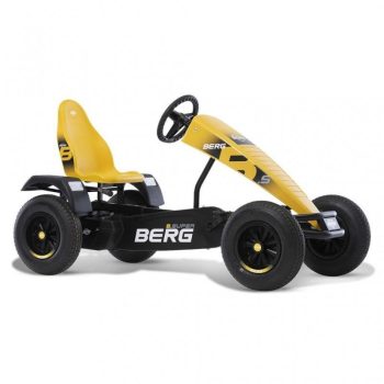 BERG Gokart na Pedały XL B.Super Yellow BFR Pompowane Koła od 5 lat do 100 kg