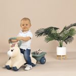 SMOBY Little Pierwszy Jeżdzik Pony Ride-On Kucyk z Przyczepką