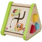 Tooky Toy Edukacyjne Pudełko Montessori Puzzle Układanka Sorter Ciągacz Nawlekanka 6w1 od 19 miesiąca