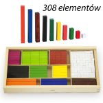 VIGA Drewniane Patyczki Edukacyjne Matematyczne Klocki Cuisenaire'a