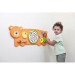 Viga Toys Sensoryczna tablica Manipulacyjna Miś Montessori