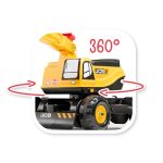 Falk Koparka Jcb Digger Obrotowa Zolta Ruchoma Lyzka Od 3 Lat 4