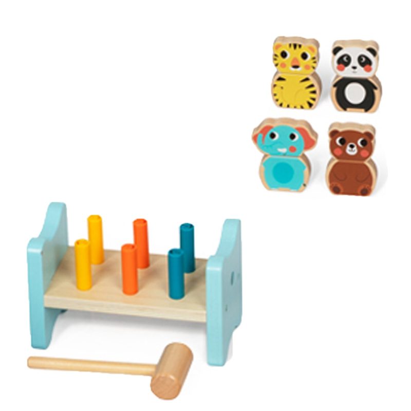 TOOKY TOY Box Pudełko XXL Montessori Edukacyjne 7w1 Sensoryczne