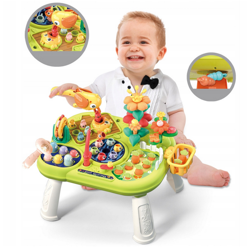 WOOPIE BABY Interaktywny Multistolik Edukacyjny 8w1 Montessori